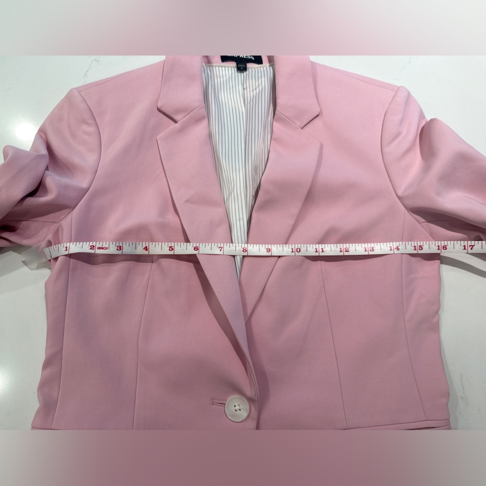 Express Women's Blush Pink Blazer - Picture 10 of 12